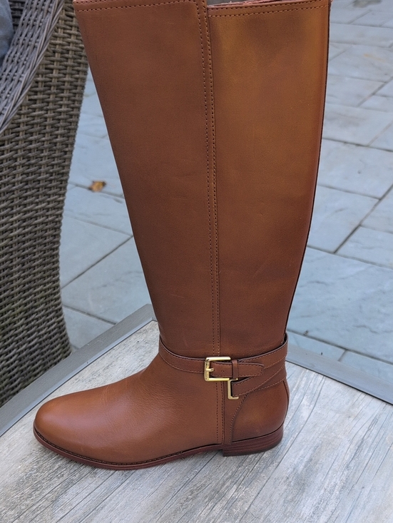 Lauren Ralph Lauren Shoes - Lauren Ralph Lauren Brown Leather Riding Boots Size 8 New